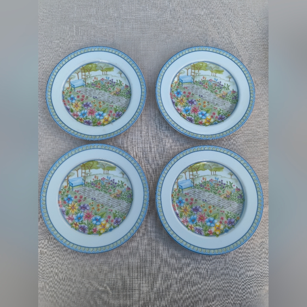 Set of 4 My Garden by Coventry Salad Plates